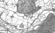 Old Map of Tixall, 1880 - 1881