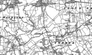 Old Map of Todber, 1901