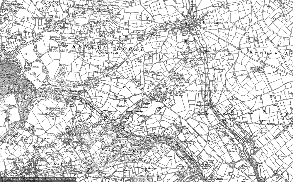 Old Map of Todpool, 1879 - 1906 in 1879