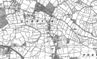 Old Map of Todwick, 1890 - 1929