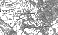 Old Map of Tollard Royal, 1924