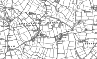 Old Map of Tolleshunt Major, 1895