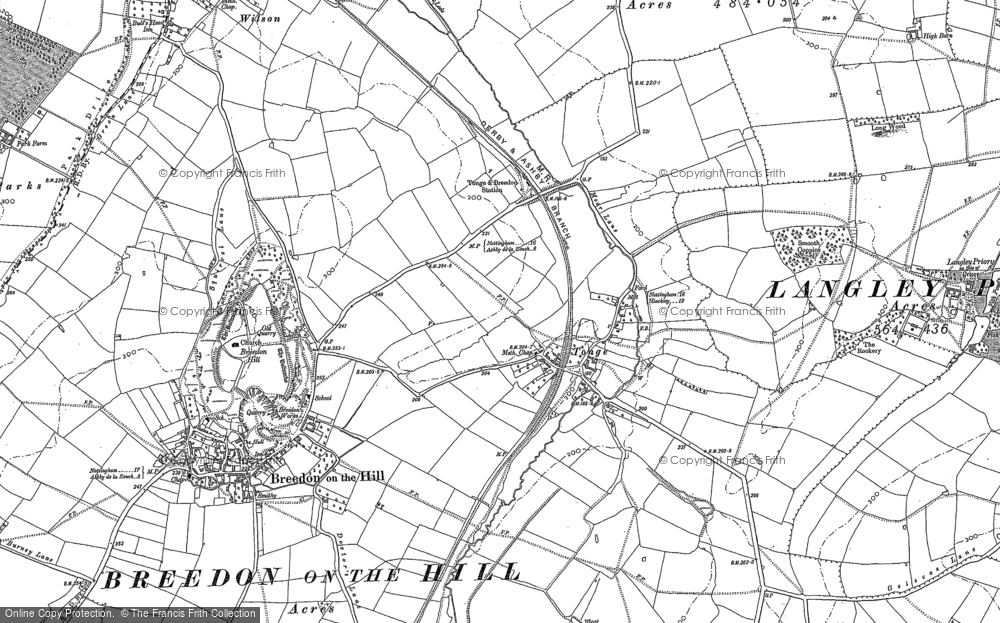 Old Map of Tonge, 1901 in 1901