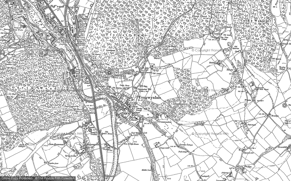 Old Map of Tongwynlais, 1897 - 1915 in 1897