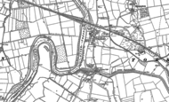 Old Map of Torksey Lock, 1884 - 1885