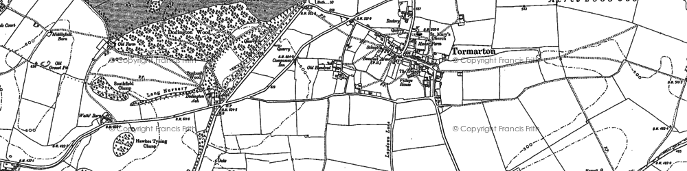 Old map of Tormarton in 1881