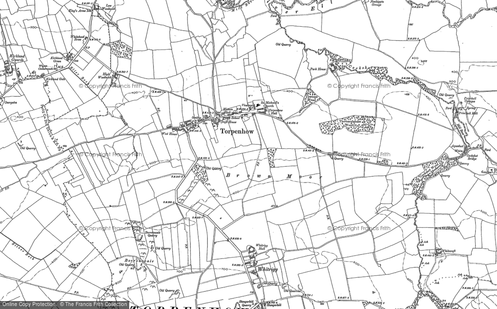 Old Map of Torpenhow, 1899 in 1899