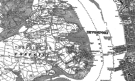 Old Map of Torpoint, 1883 - 1905
