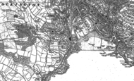 Old Map of Torre Abbey, 1904