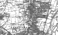 Old Map of Tottenham, 1894 - 1896