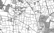 Old Map of Tottenhill, 1884