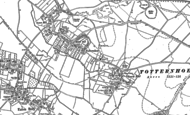 Old Map of Totternhoe, 1900