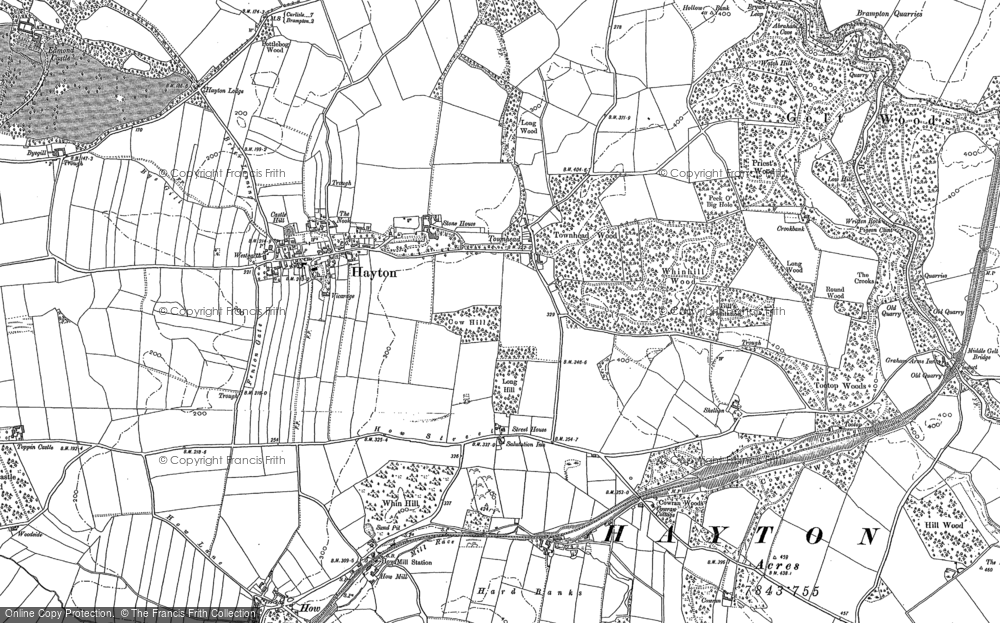 Old Map of Townhead, 1899 in 1899