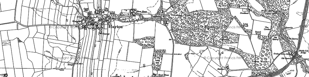 Old map of Townhead in 1899