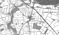 Old Map of Towton, 1890