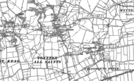 Old Map of Toynton All Saints, 1887