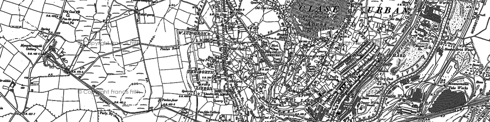 Old map of Tre-boeth in 1897