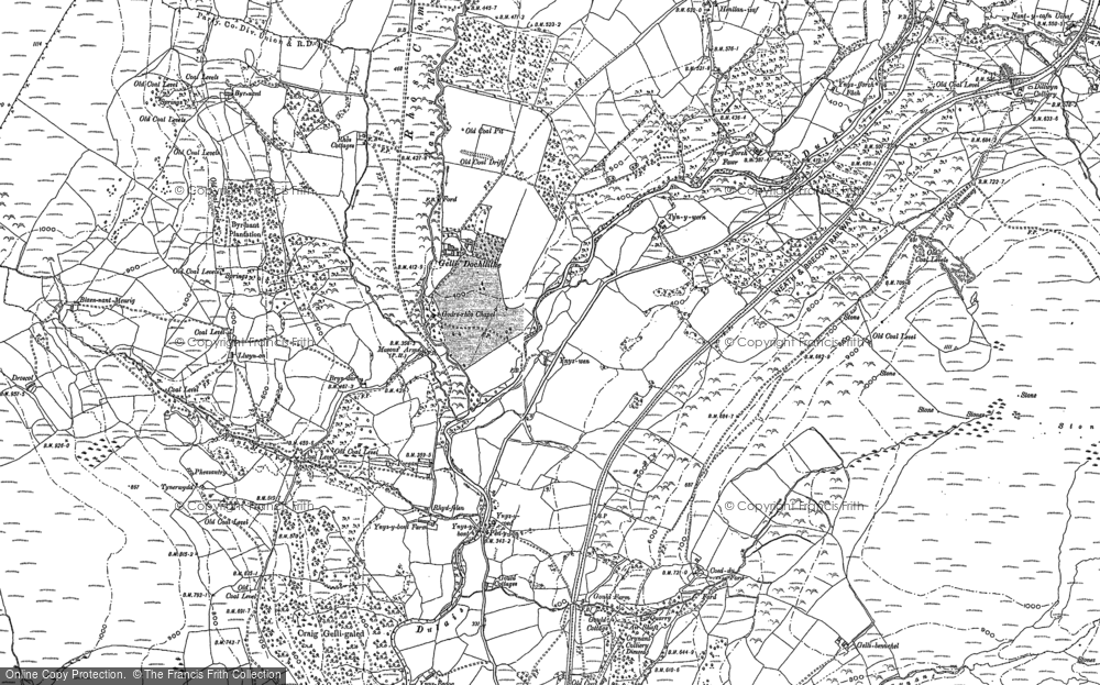 Old Map of Tre-Forgan, 1897 in 1897