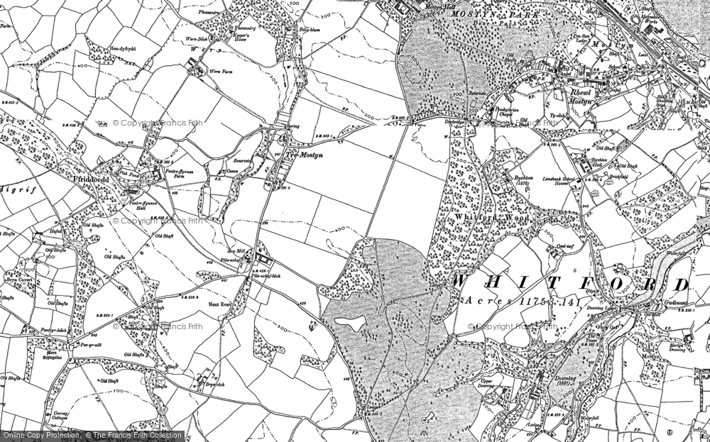 Old Map of Tre-Mostyn, 1898 - 1910 in 1898