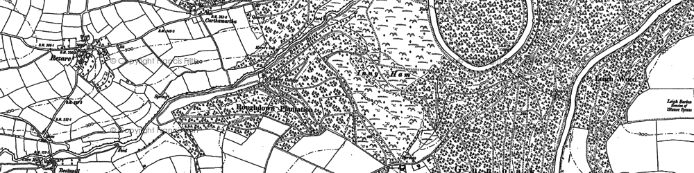 Old map of Beals in 1905