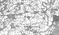 Old Map of Tredunnock, 1899 - 1900