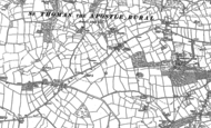 Old Map of Tregadillett, 1882