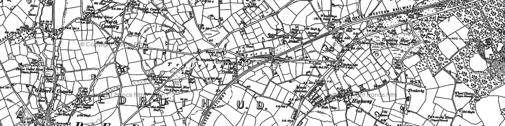 Old map of Treleigh in 1878