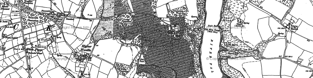 Old map of Turnaware Point in 1878