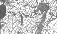 Old Map of Trelydan, 1884