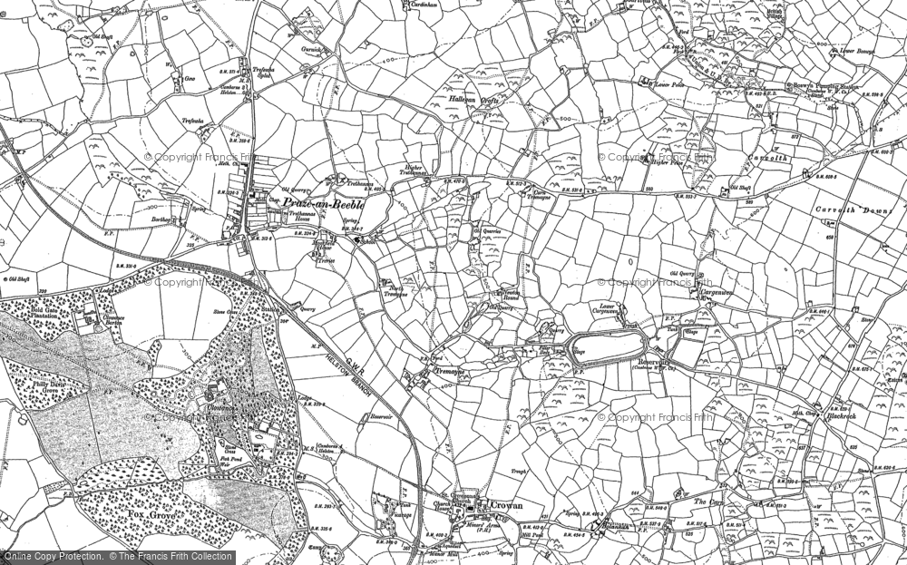 Old Map of Tremayne, 1877 - 1878 in 1877