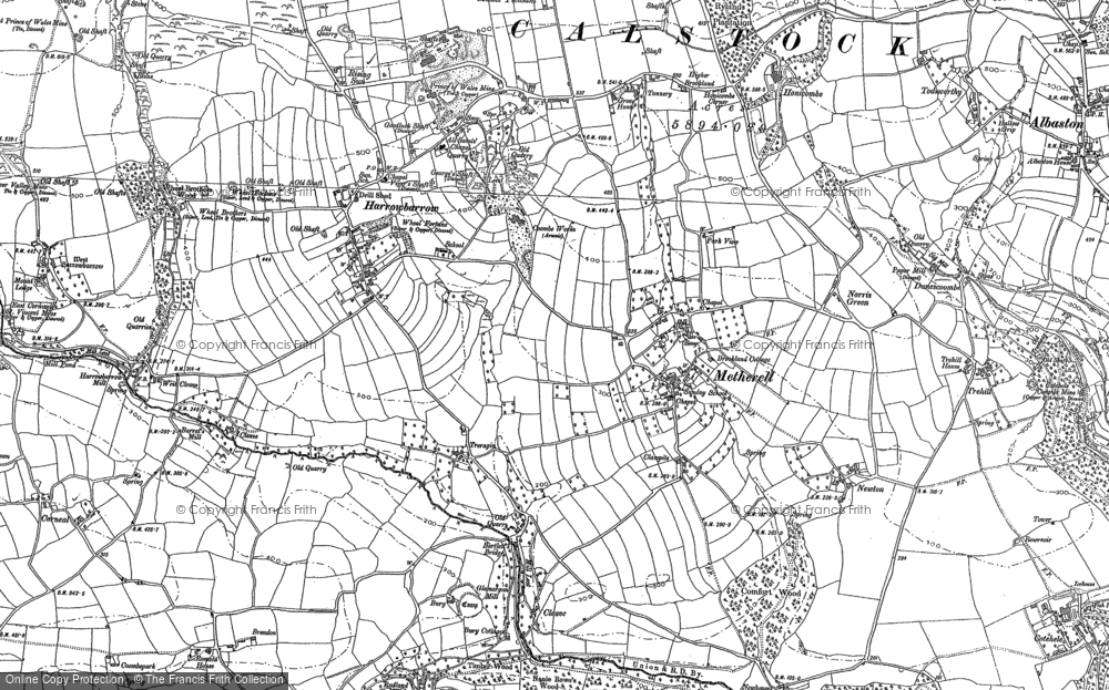 Old Map of Treragin, 1905 in 1905