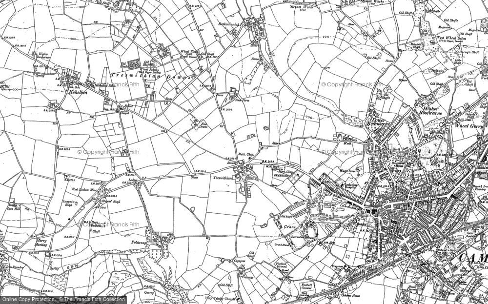 Old Map of Treswithian, 1877 - 1906 in 1877