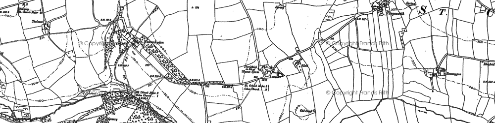 Old map of Trevithick in 1880