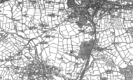 Old Map of Trewhiddle, 1881