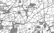 Old Map of Trotshill, 1884