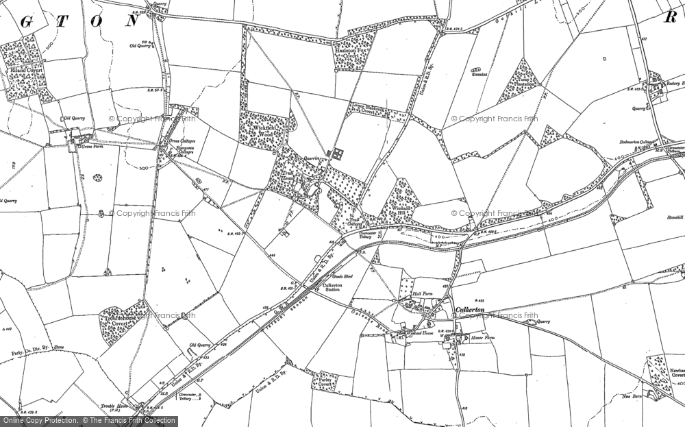 Old Map of Trull Ho, 1898 - 1901 in 1898