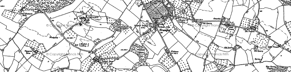Old map of Trumpet in 1886