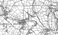 Old Map of Trysull, 1900