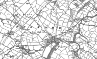 Old Map of Tugford, 1883
