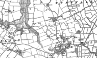 Old Map of Tunstall, 1884