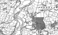 Old Map of Tunstall, 1910
