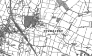 Old Map of Turweston, 1883 - 1898