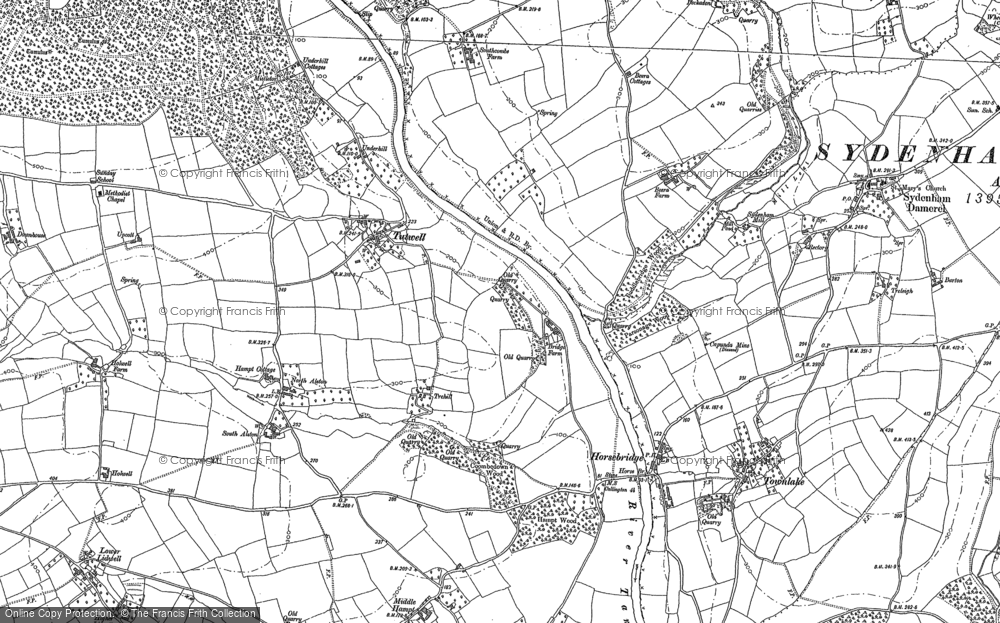 Old Map of Tutwell, 1905 in 1905