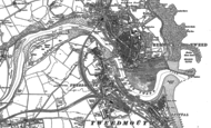 Old Map of Tweedmouth, 1897