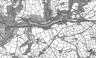 Old Map of Two Waters Foot, 1881