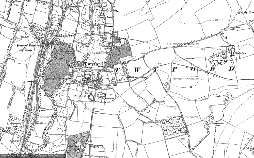 Old Map of Twyford, 1895 in 1895
