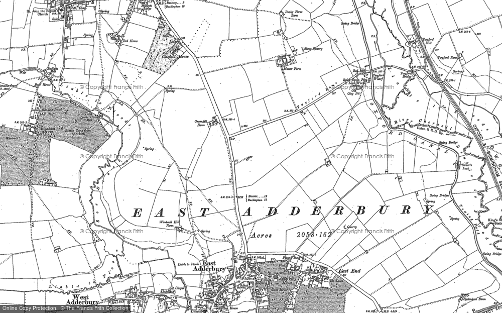 Old Map of Twyford, 1898 in 1898
