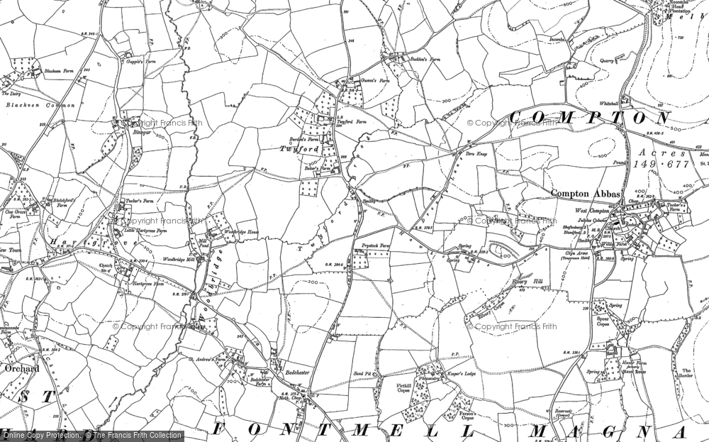 Old Map of Twyford, 1900 in 1900