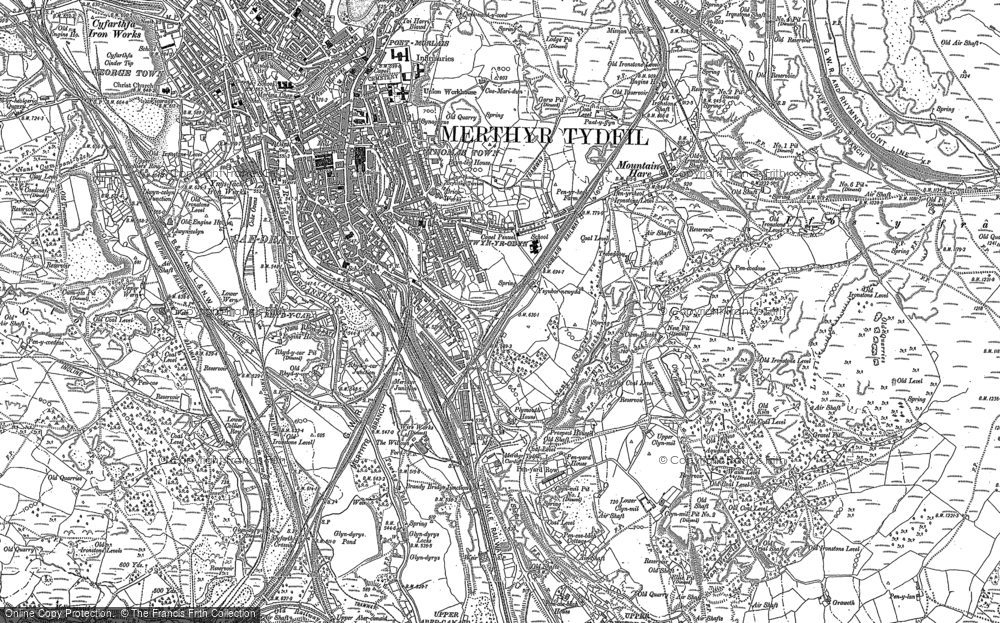 Old Map of Twynyrodyn, 1903 in 1903