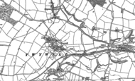Old Map of Twywell, 1884